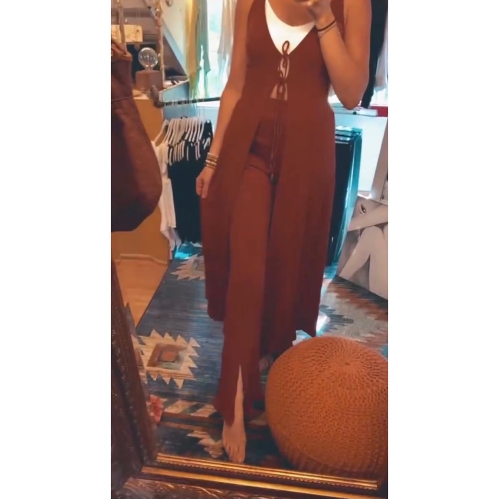 Sweater Knit Rust Set - Picture 2 of 5